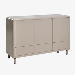 Michigan Stalen Dressoir Bruin - Mokka - Sklum