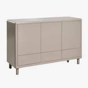 Michigan Stalen Dressoir Bruin - Mokka - Sklum