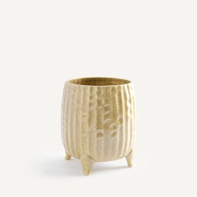 Plantenbak, glanzend keramiek, hoogte 18 cm, ZIRA