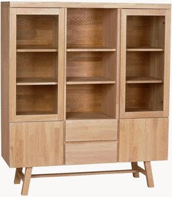 Vitrinekast Brooklyn van eikenhout