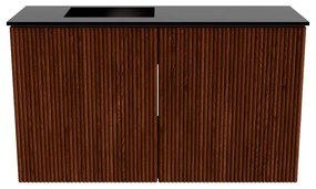 Mondiaz Joya 70cm toiletmeubel ruby met wastafel faye links zonder kraangat urban