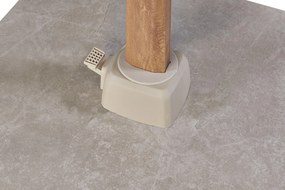 Platinum Challenger Premium T1 4x3 m - Champagne Teak met Marbella voet en hoes