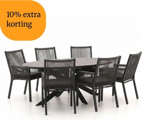 + 10% kassakorting | Diningset Manifesto | 6 personen | Tuinset polywood | 7-delig | Kees Smit Tuinmeubelen