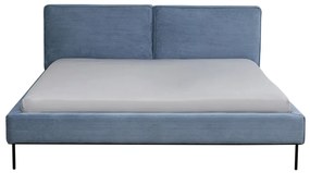 Kare Design East Side 2-persoons Bedframe Blauwe Stof 160 Cm