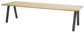 Taste by 4 Seasons Ambassador tuintafel met teak blad Ø 130 cm  Tuintafel    houtkleur weerbestendig