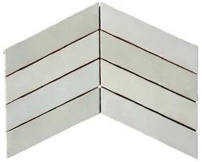 Terre d'Azur Granada wandtegel 6,4x27,5cm links grijs