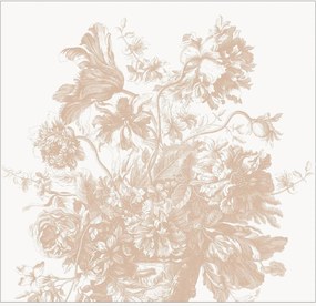Behang Engraved Flowes