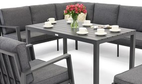 Zakintos Comida 7 hoekbank met bank antraciet Garden Point