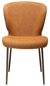Dan-Form Glory Luxe Eetkamerstoel Oranje Pumpkin Spice Boucle