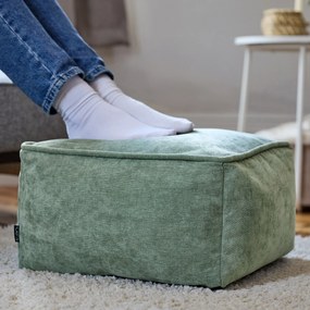 Amara Poef Chenille - Groen