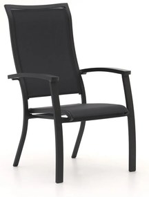 + 15% kassakorting | Dining tuinstoel | Bellagio Lugo | Textileen | Grijs | Stapelbaar | Kees Smit Tuinmeubelen