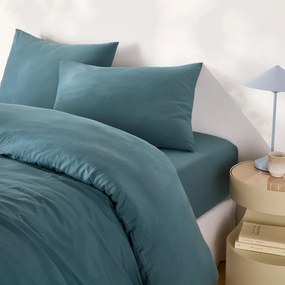 Bedset in gewassen microvezel, recycled polyester