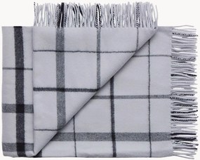 Wollen plaid Warp met franjes