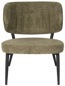 Groene Fauteuil Met Ronde Rugleuning