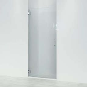 Saniclass Neptune Douchedeur - 90x200cm - profielloos - veiligheidsglas - anti kalk - chroom 6211WWM90