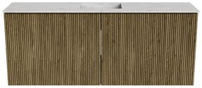 Mondiaz Joya DLux 100cm toiletmeubel dusk met wastafel faye midden 1 kraangat opalo