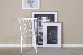 Jörn Eetkamerstoel - Fredrik - Wit - Rubberhout - Jörn