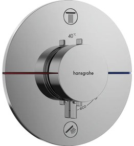 Hansgrohe Showerselect Comfort S thermostaat - inbouw - 2 functies - chroom 15554000