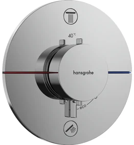 Hansgrohe Showerselect Comfort S thermostaat - inbouw - 2 functies - chroom 15554000