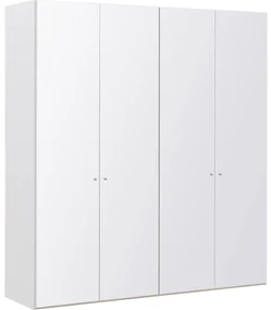 Goossens Kledingkast Easy Storage Ddk, Kledingkast 203 cm breed, 220 cm hoog, 4x glas draaideur