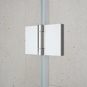 Gelco Loro douchecabine met vouwdeuren 70x70cm chroom