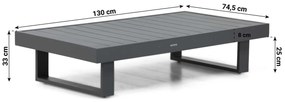 Hoek loungeset 6 personen Aluminium Grijs  Lifestyle Garden Furniture Lorenzo