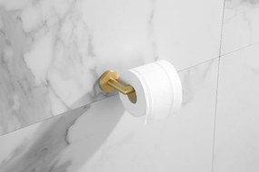 Saniclear Brass toiletrolhouder geborsteld messing mat goud