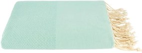 Lantara - Plaid Of Grand Foulard Mint Katoen - Groen