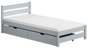 Kinderen Grijs Eenpersoonsbed - Apollo For Kids Kinderen Peuter Junior Tieners 5056231776325 Children's Beds Home, 140x70, Twee kleine, Matras van sch