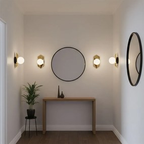 WANDLAMP APP1411-W BLACK GOLD