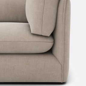 Modulaire 3-zitsbank in gestructureerde stof, Malo