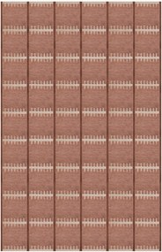 Handgeweven wollen vloerkleed Lilly met hoog-laagtextuur