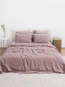 Linnen dekbedovertrekset Ashes of Roses, 2-delig