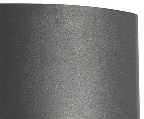 Buiten wandlamp antraciet incl. LED 4-lichts IP54 - Silly Modern IP54 Buitenverlichting ovaal
