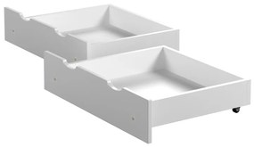 Kinderen Wit  Dubbele lades - Opbergruimte onder bed 5056231769921 Children's Beds Home, 140x70 Children's Beds Home