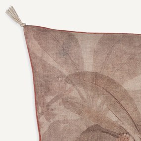 Vierkant kussenhoes palmbomen linnen/katoen, Manali