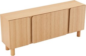 Eiken Dressoir Modern - 180x40x75cm.