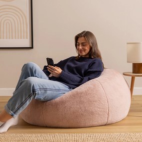 Cloudy Zitzak Vegan Bont - Roze