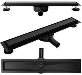 Lineaire afvoer Rea Pure Neo PRO Black 50
