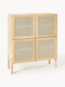 Eikenhouten dressoir Jolie met Weens vlechtwerk