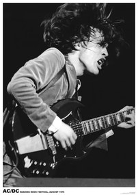 Poster Angus Young - Reading Rock Festival, (59.4 x 84.1 cm)
