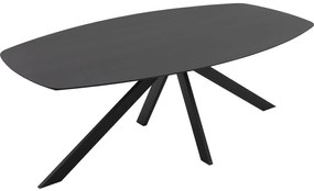Goossens Excellent Eettafel Uniek, Semi ovaal 200 x 110 cm