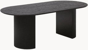 Ovale eettafel Boavista met houtlook, 210 x 100 cm
