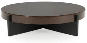 Eleonora Juliet Luxe Salontafel Rond Groot Bruin - 110 X 110cm.