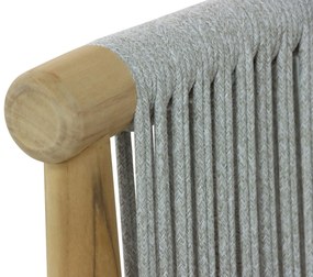 Stoel en Bank Loungeset 5 personen Aluminium/rope Grijs  Lifestyle Garden Furniture Bloom