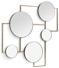 Kave Home Platte Asymmetrische Design Spiegel - 81x83cm