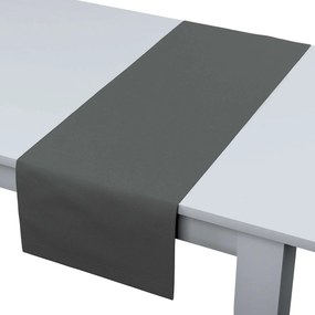 Dekoria Rechthoekige tafelloper collectie Quadro grijs 40 x 130 cm