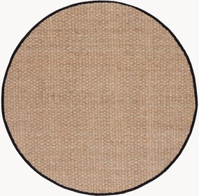 Rond laagpolig zeegras vloerkleed Natural Fibers