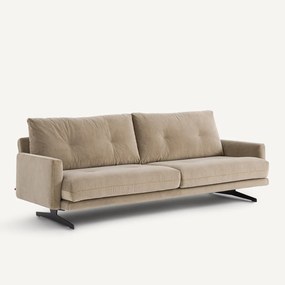 Bank van stonewashed fluweel, DELICATO