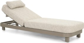 Santika Cayora Ligbed Aluminium Zand/Beige